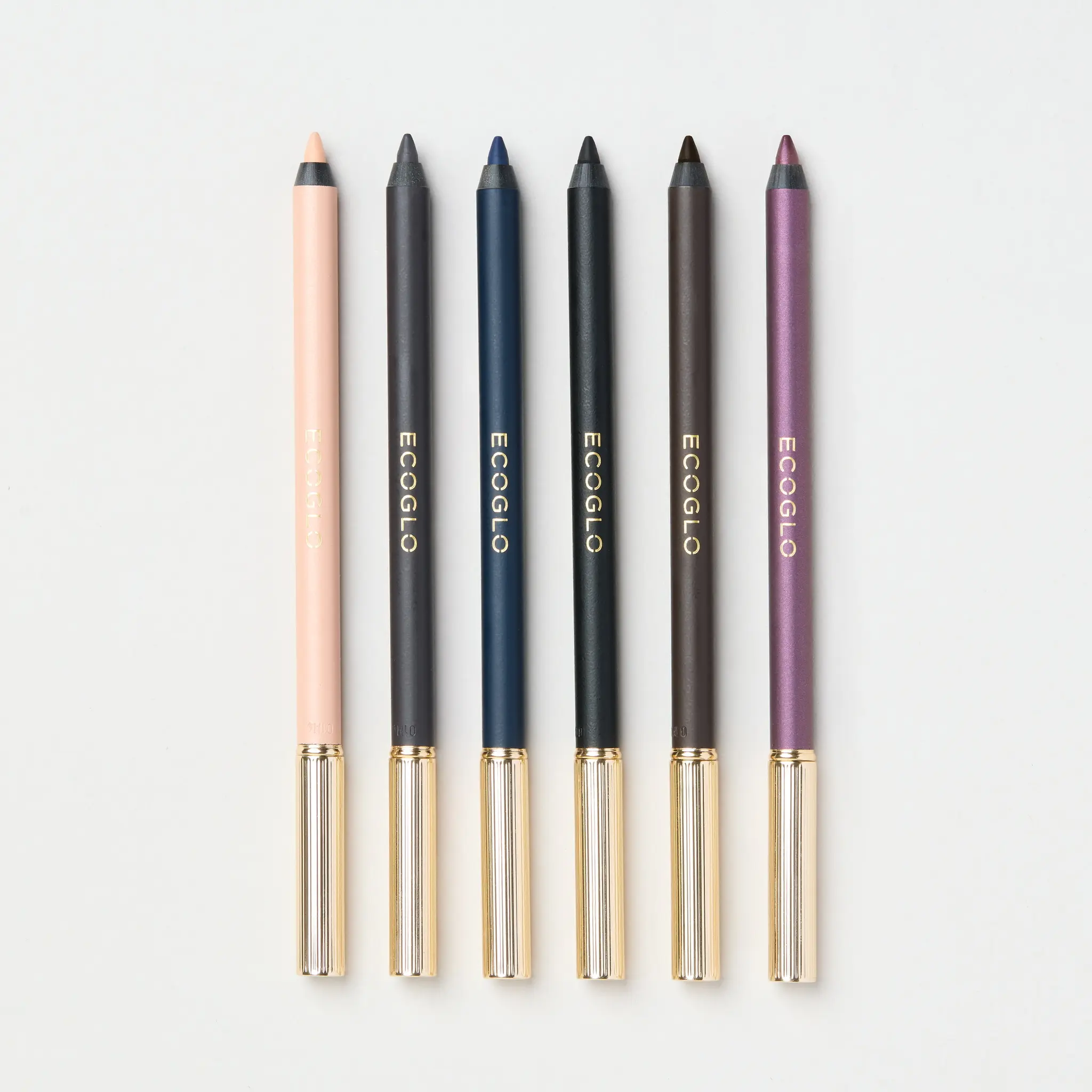 EcoGlo Artisan Kajal Dual Defining Eye & Brow Liner Bundle - Experience (6) Luxury Shades (Infused with Aloe & Jojoba Oil)