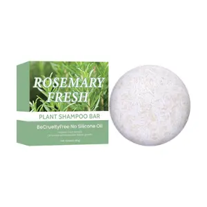 Rosemary plant shampoo! Oil dandruff itchiness savior! 60g natural soap body, no silicone oil or animal experiments, oil control fluffy+deep moisturizing, washing out healthy and strong hair roots!