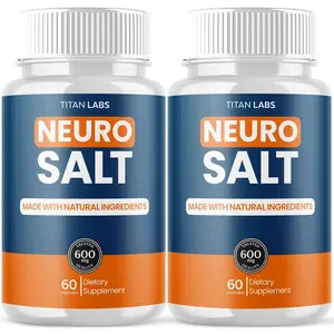 (2 Pack) Neuro Salt Nootropic All Natural Brain Supplement NeuroSalt 120 Capsule