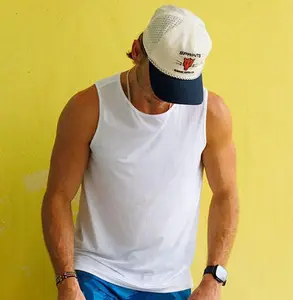 Mens Core Zero Running Tank - Stealth White