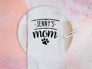 Customized Dog Name Tea Towel