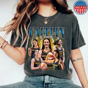 [Sale Up To 50%] Caitlin Shirt, Women's Basketball Star Tee, Caitlin 22 Shirt, Unisex Heavy Cotton Tee, Sport Tee Fan, Graphic Streetwear T-shirt