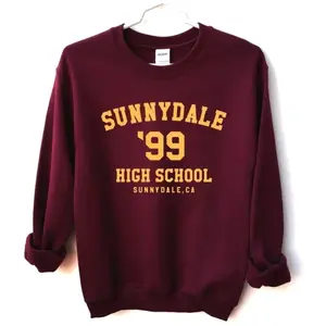 Sunnydale High School Unisex Sweatshirt, Buffy Sweatshirt, Sunnydale Sweatshirt, Buffy The Vampire Slayer, Sunnydale Razorbacks, Sunnydale YJZ
