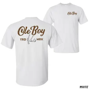 Ole Boy Antler Hunting T-Shirt – TRD MRK Deer Antler Graphic Tee, Southern Outdoor Lifestyle Apparel, Rustic Country Hunting Shirt, Casual Sportsman Graphic Top for Men and Women