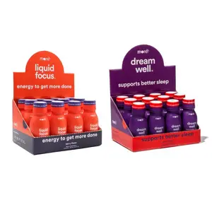 More Labs Day & Night Bundle - 24 pack: Liquid Focus (Clean Energy & Nootropics) + Dream Well (Calm Sleep Aid) – Berry & Guava Flavors, Sugar-Free
