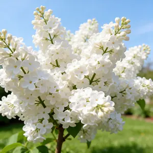 White Lilac Flower Seeds Non-GMO, Heirloom Tree Seeds for Planting, Fragrant Lilac Tree Seeds, Fragrant Flowering Tree Seeds for Landscaping, Pollinator Gardens, and Ornamental Borders