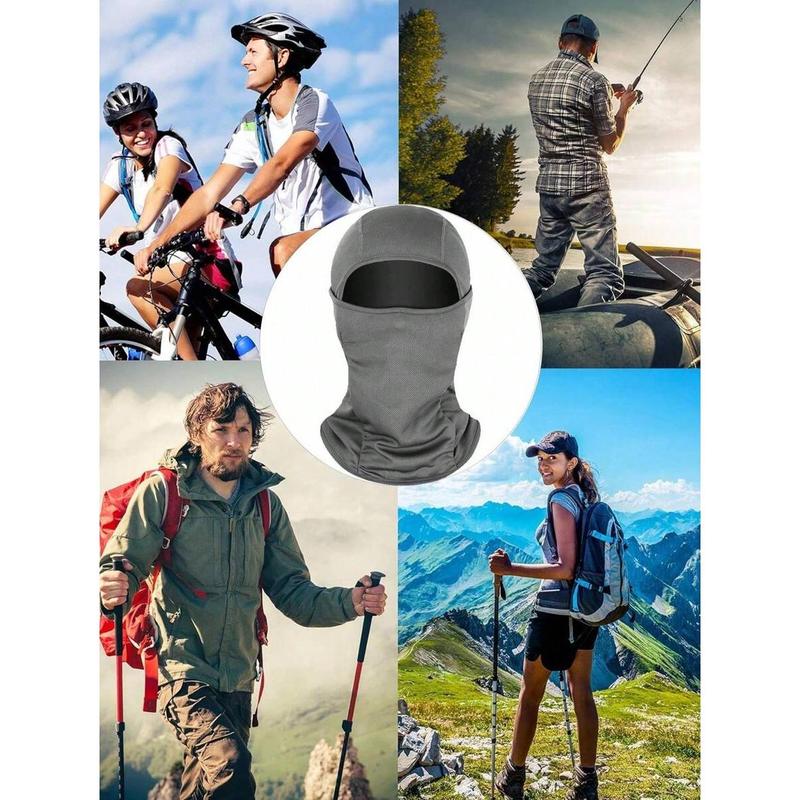 Ski Mask Balaclava Full Face Mask For Men Women,  Windproof Balaclava Sun Protection Breathable Face Cover  Shiesty Mask, UV Protector Ski Scarf For Men/Women/Labour Gray