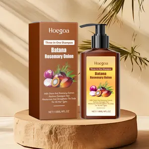 Batana Rosemary & Onion 3-in-1 Shampoo - For All Hair Types I Nourishes, Strengthens, and Promotes Natural Hair Growth | Thickening & Comforting Hair care  product