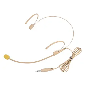 Head-mounted Microphone for Speakers Skin-color Invisible Mic for Teachers Stage Performance Detachable Design