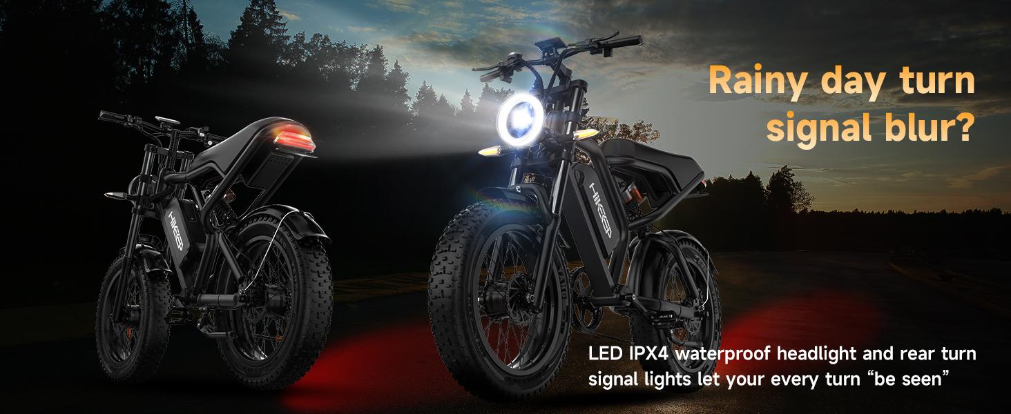 HiKeep K6-T Electric Bike for Adults - 16/20 Inch Fat Tire Ebike, 750W/Peak 1500W Motor Ebike, 48V15.6AH Detachable Battery, 4 Riding Modes Electric Dirt Bike HiKeep K6-T Electric Bike for Adults - 16/20 Inch Fat Tire Ebike, 750W/Peak 1500W Motor Ebike, 48V15.6AH Detachable Battery, 4 Riding Modes Electric Dirt Bike