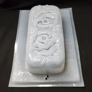 Molde de Plastico with Rose design