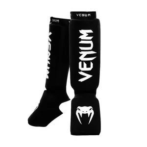 Venum Kontact Shin Guards - Black
