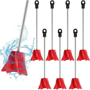 8 count 11 Inch  Stirrer for Drill,  Mixer Attachment, Helix Epoxy Mixer for Concrete   Stirrer Paddle Works with  Drills