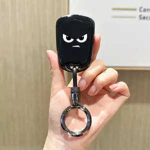 For Cadillac Key Fob Cover with Keychain TPU Protector Suitable for Cadillac Escalade CTS SRX XT5 ATS STS CT6 Key Shell Case Holder