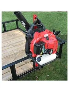 Heavy-Duty Backpack Blower Holder Rack for Open & Enclosed  - Secure Locking Mount, -Coated Steel, Compatible w/Stihl, Echo, Husqvarna, RedMax & More - 2 Year Weld Warranty