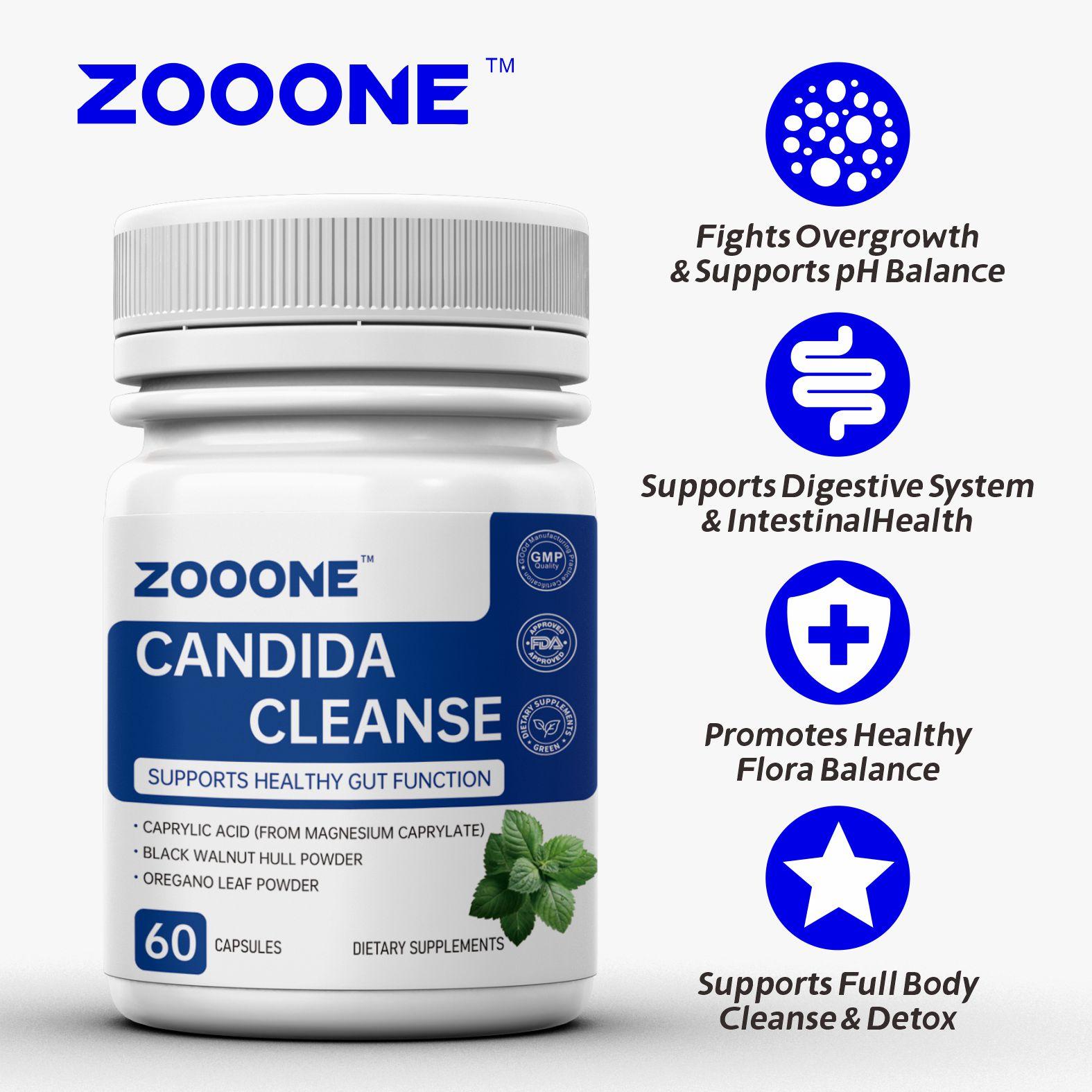 Zooone- 15 Day Cleanse - Gut and Colon Support 60 capsules Natural Healthcare Fitness Edible Supplement