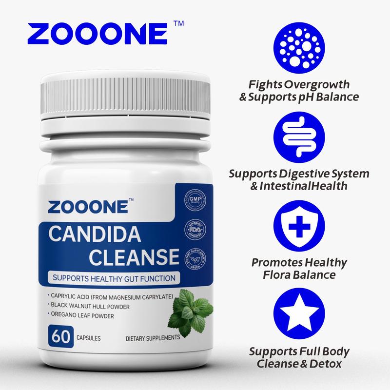 Zooone- 15 Day Cleanse - Gut and Colon Support 60 capsules Natural Healthcare Fitness Edible Supplement