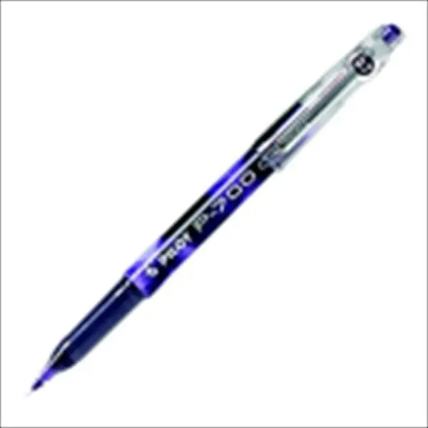 PILOT P700 Gel Ink Rollerball Pen (1077251) 12-Pack 0.7mm Fine Needle Point 0.7mm Pens, Rubber Grip for Secure Hold, Barrel Design, Acidproof, Water Resistant, Purple Ink & Barrel, Smooth-Writing Office Stationery Tools, Smooth Write