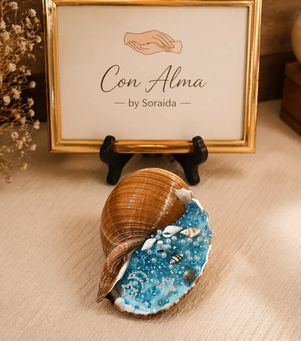 Aromatic Candle in Shell – Ocean Breeze Edition