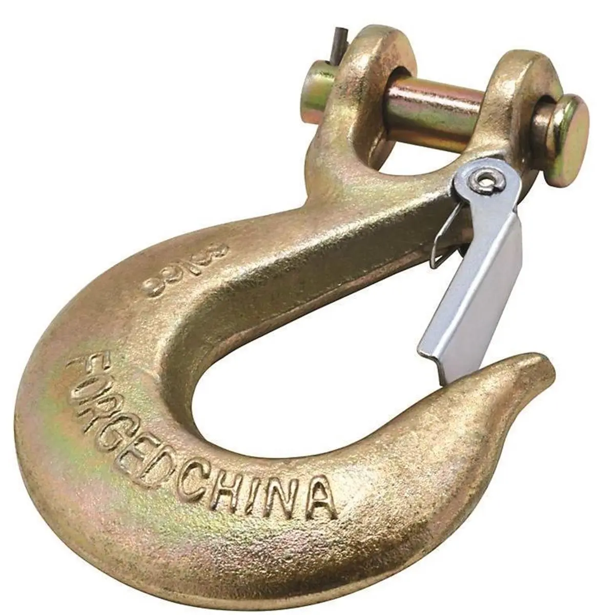 212 MAIN Forged Steel Chain Hook, 0.37 in., Yellow Chromate Finish, 3150 lbs SWL for Sailing & Water Sports - Not for Overhead Lifting, Not Designed For Overhead Lifting, Safe Load 3150Lbs