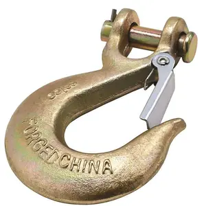 212 MAIN Forged Steel Chain Hook, 0.37 in., Yellow Chromate Finish, 3150 lbs Safe Working Load for Water Sports & Sailing (Not for Overhead Lifting), Not Designed For Over-Head Lifting