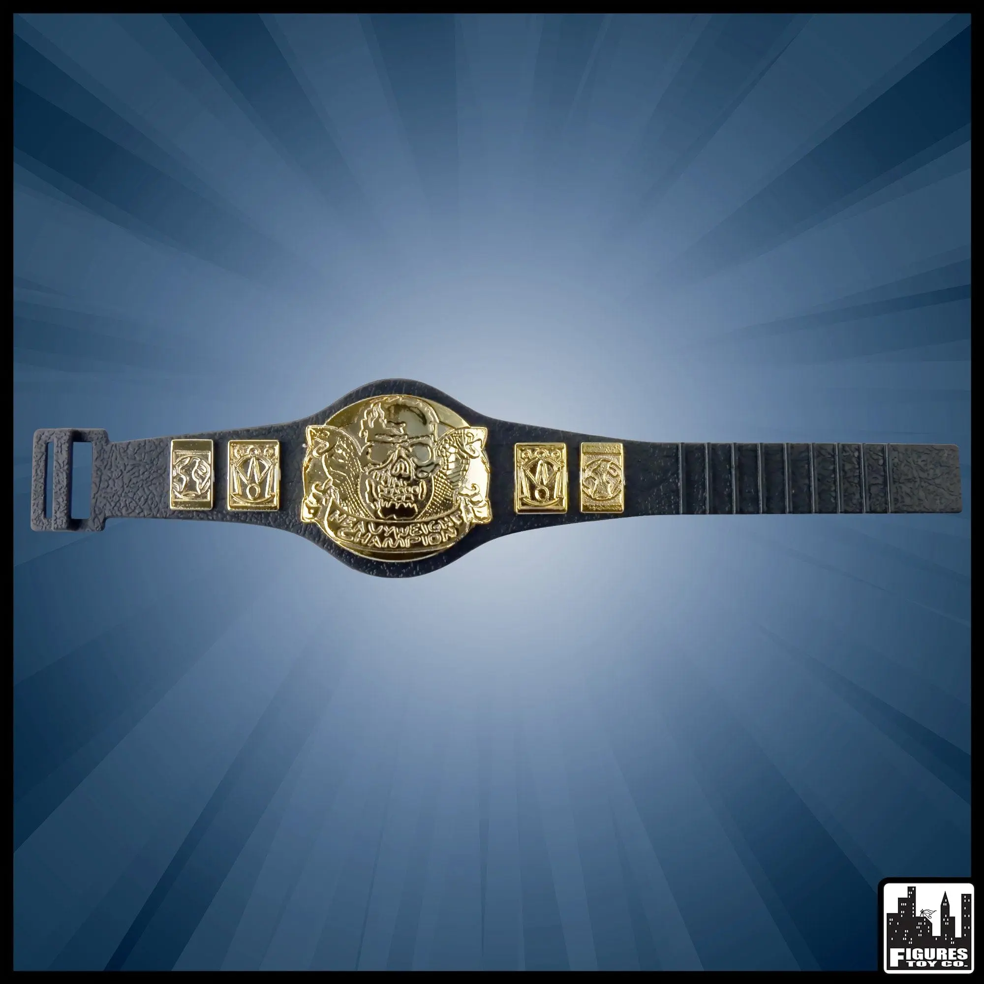 Skull Heavyweight Championship Belt for WWE & AEW Wrestling Action Figures