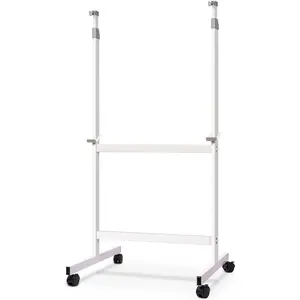 Mobile Whiteboard Stand with Wheels, Height Adjustable No Drill Needed Dry Erase Board Easel Stand for Classroom, Office,  & School, Whiteboard Stand Only