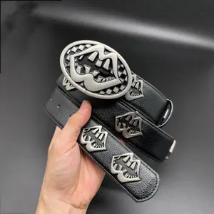 Y2K style belt for both men and women, lip design, hip-hop trend street gothic style, unisex
