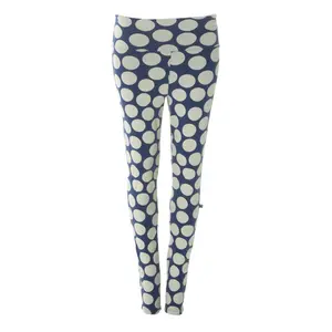 Print Women's Luxe Leggings in Navy Mod Dot