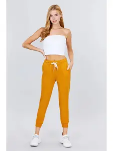 French Terry Capri Fitted Jogger Pants