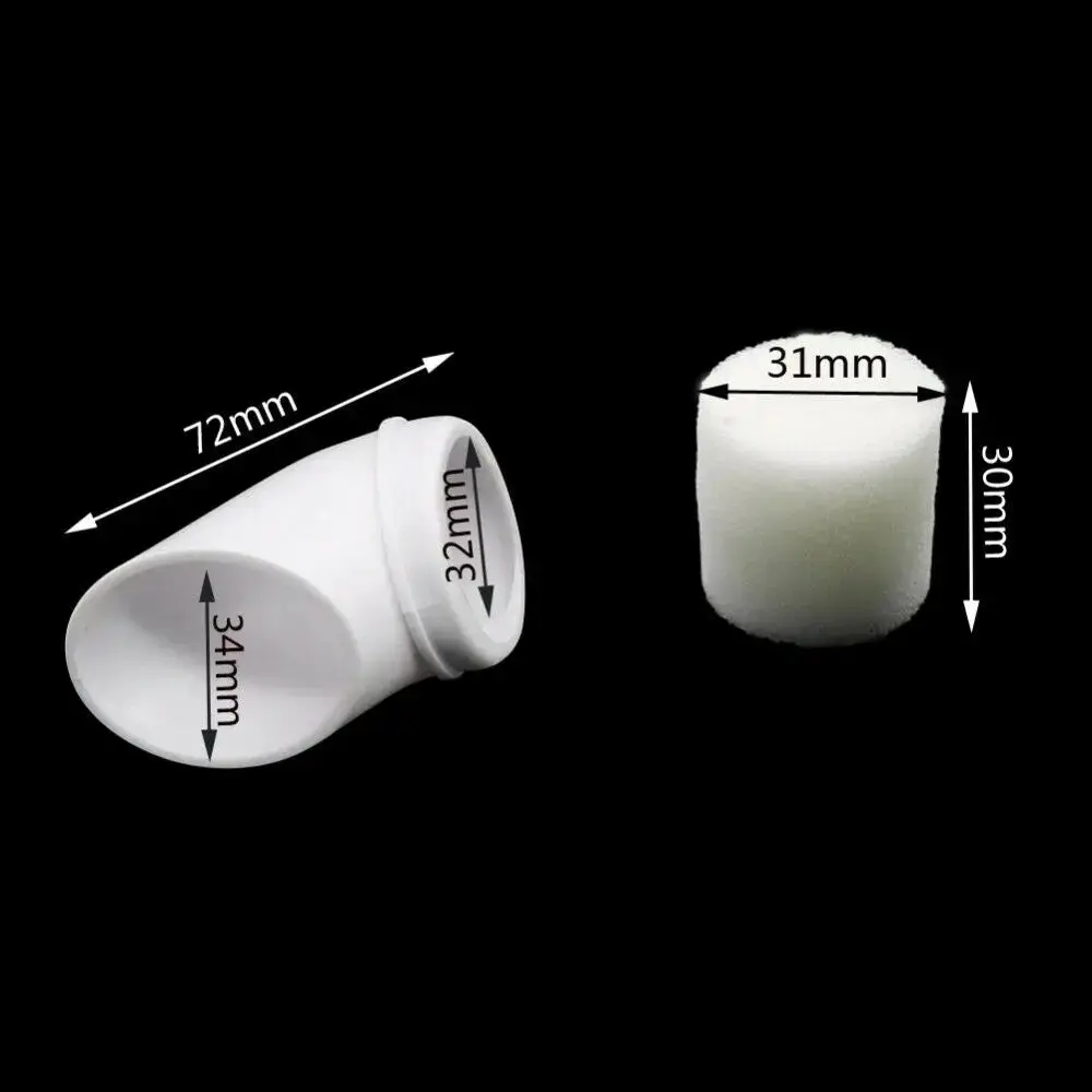 DIY Hydroponic Elbow Cups for Vertical Tower Systems, 1.5" | Pack of 10