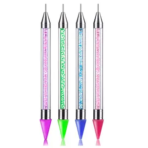 Rhinestone Pick Up Tool with Wax End and Metal Tip for Precise Artwork Placement