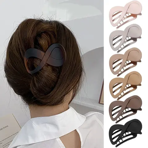 Women's French Fashion 6-Piece Lightweight Hair Clips Claw - Strong Hold, No-Slip, Easy All-Day Wear, Bride Hair Clip for Wedding, Anniversary, Everyday Colorful Accessories