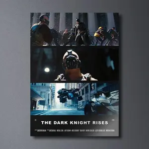 The Dark Knight Rises - Movie Poster Print | Minimalist Movie Poster | Wall art #59