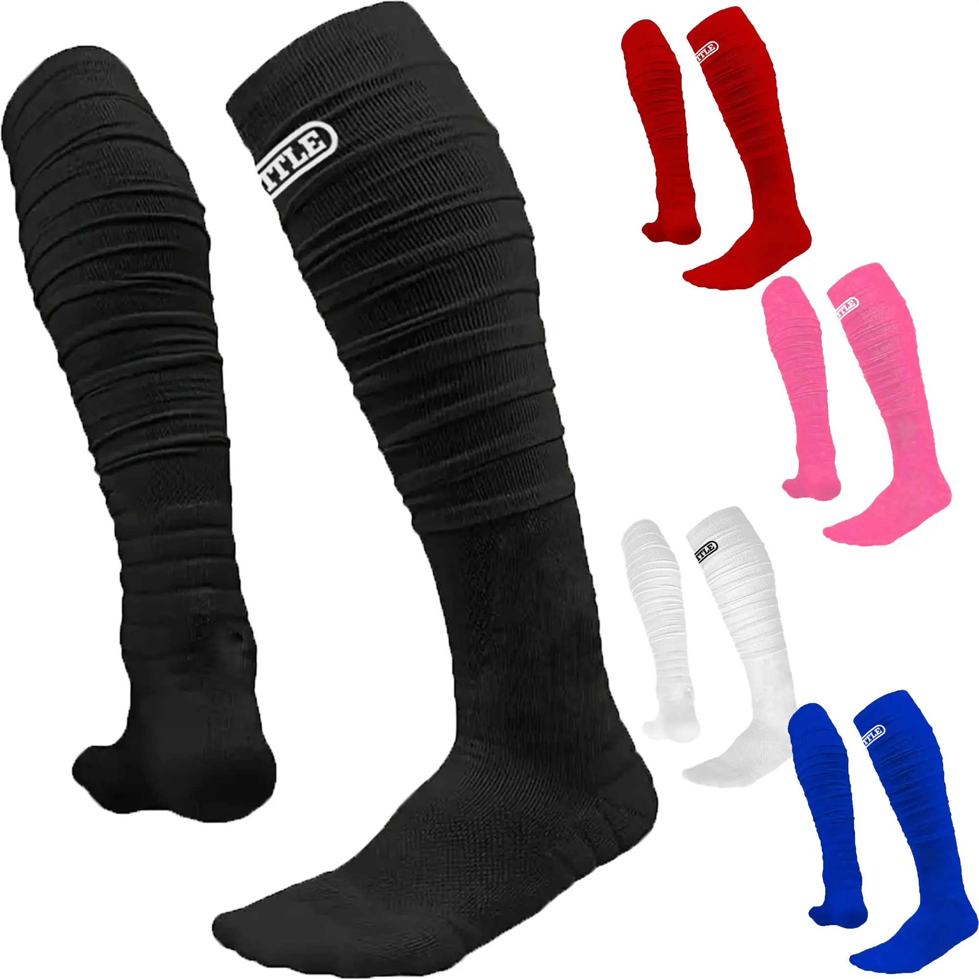 Battle Sports Adult Lightweight Long Football Socks Battle Sports Adult Lightweight Long Football Socks