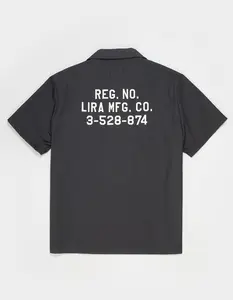 LIRA Mechanic Gothic Mens Button Up Shirt