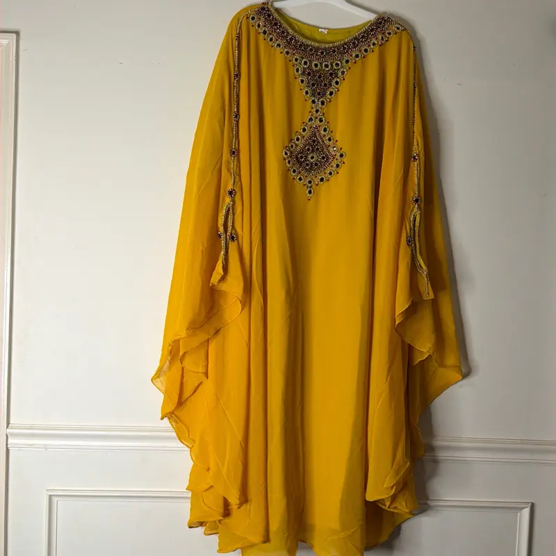 Lady's Formal Long Bubu Gown - Chic Design, Premium Fabric, Formal Wear for Special Occasions