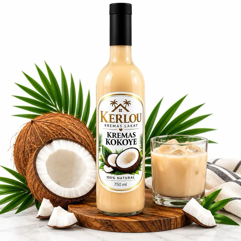 Traditional Coconut-Based Haitian Cremas Creamer - Rich Flavor, Shelf-Stable at Room Temp, Coffee Substitute Beverage
