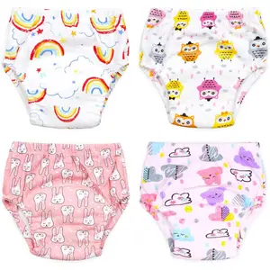 Potty Training Pants Girls 2T,3T,4T,Toddler Training Underwear for Baby Girls 4 Pack
