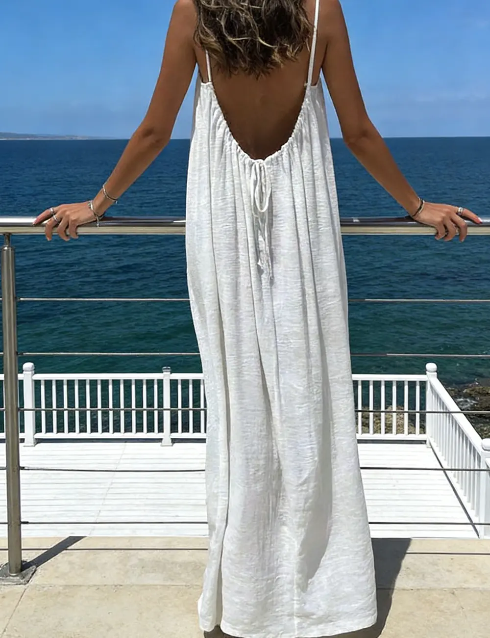 mermaid dress lace sleeves Zapakasa Women White Mermaid Long Sleeves Wedding Dress with Lace Scoop  Neck Sweep Train Satin Bridal Dress