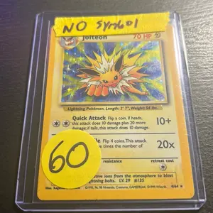 Jolteon (no symbol error) holo Jungle