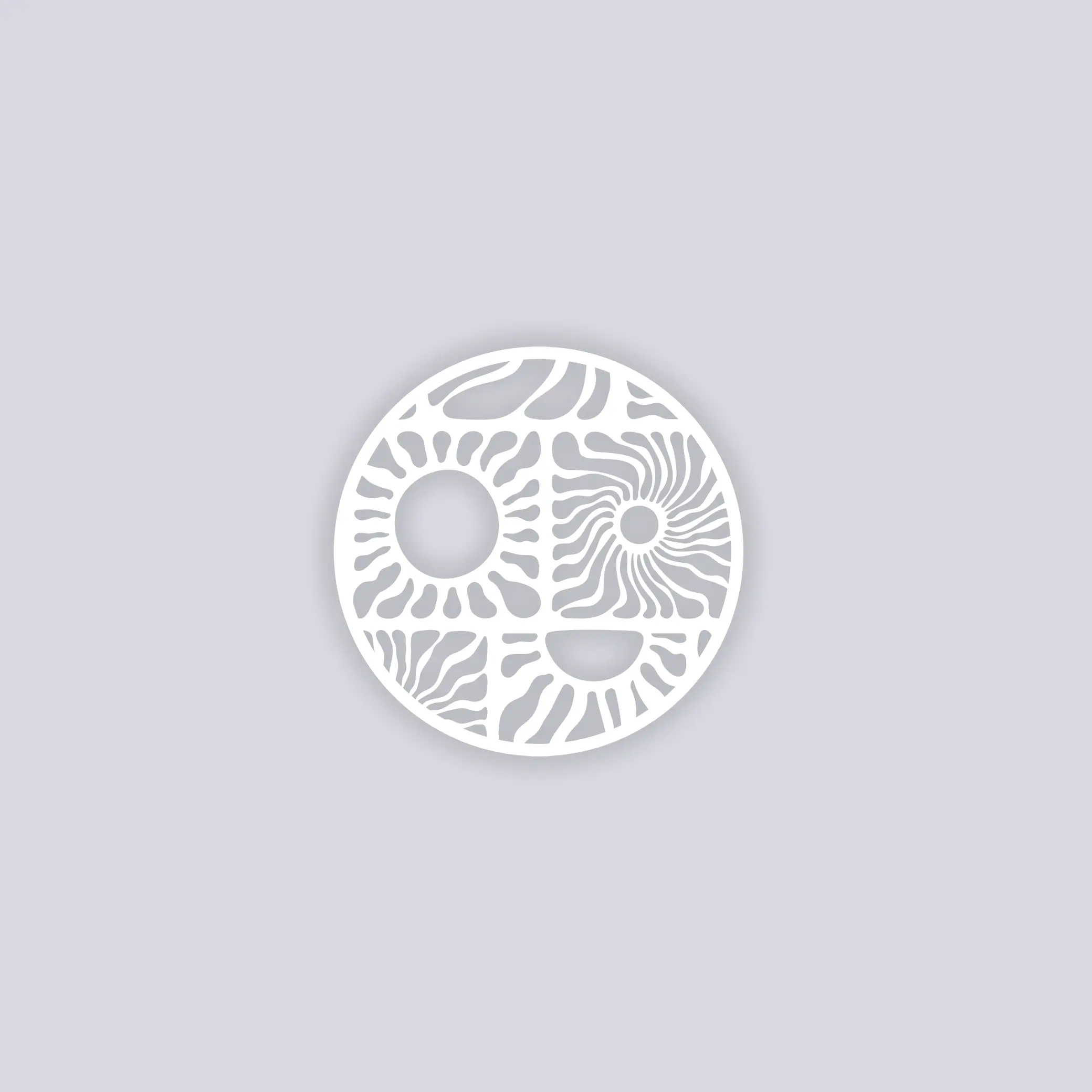 Sun Block Circle Clay Stencil