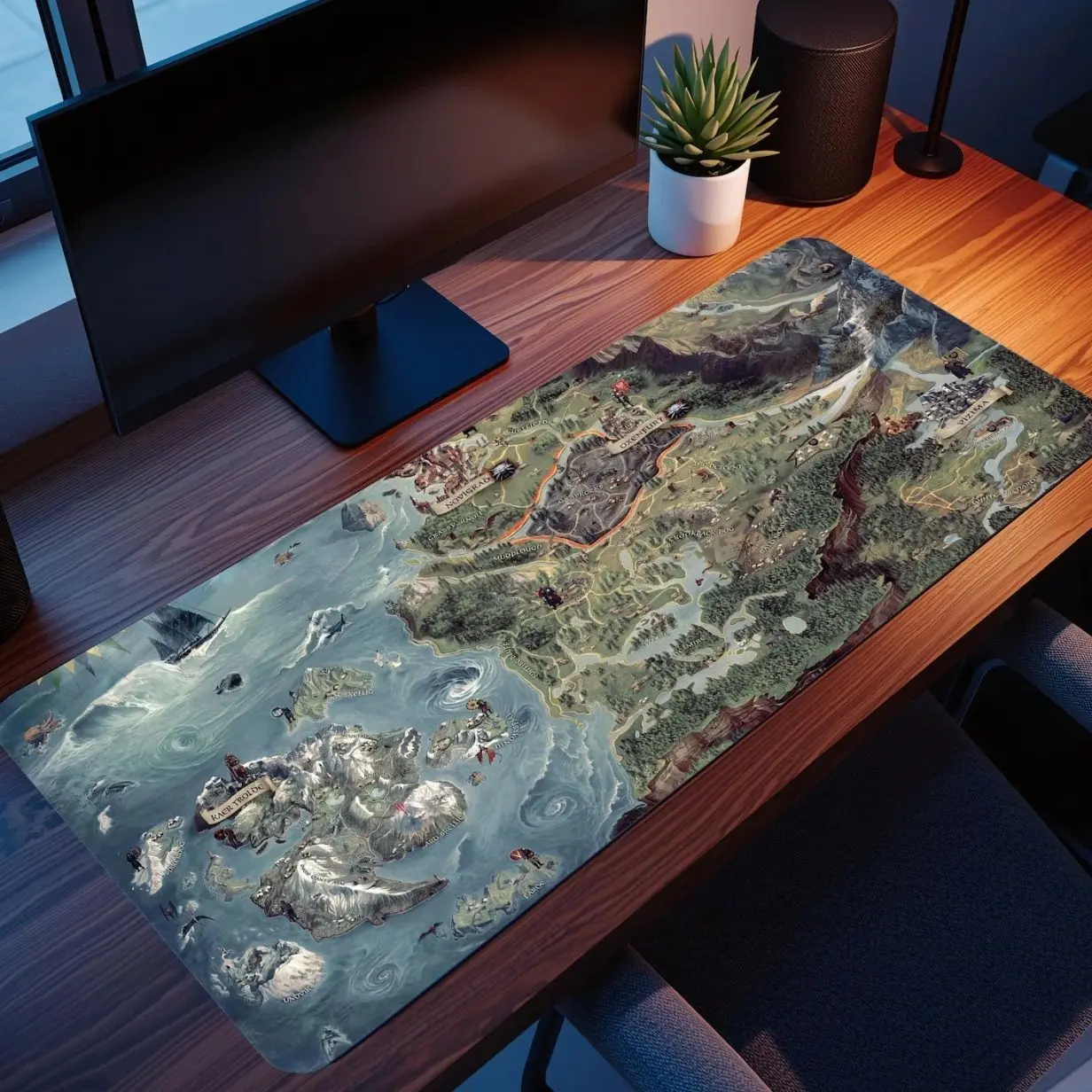 The Witcher 3 Wild Hunt Gaming Mouse Pad: Spill-Resistant, Gift For Friends, Fans