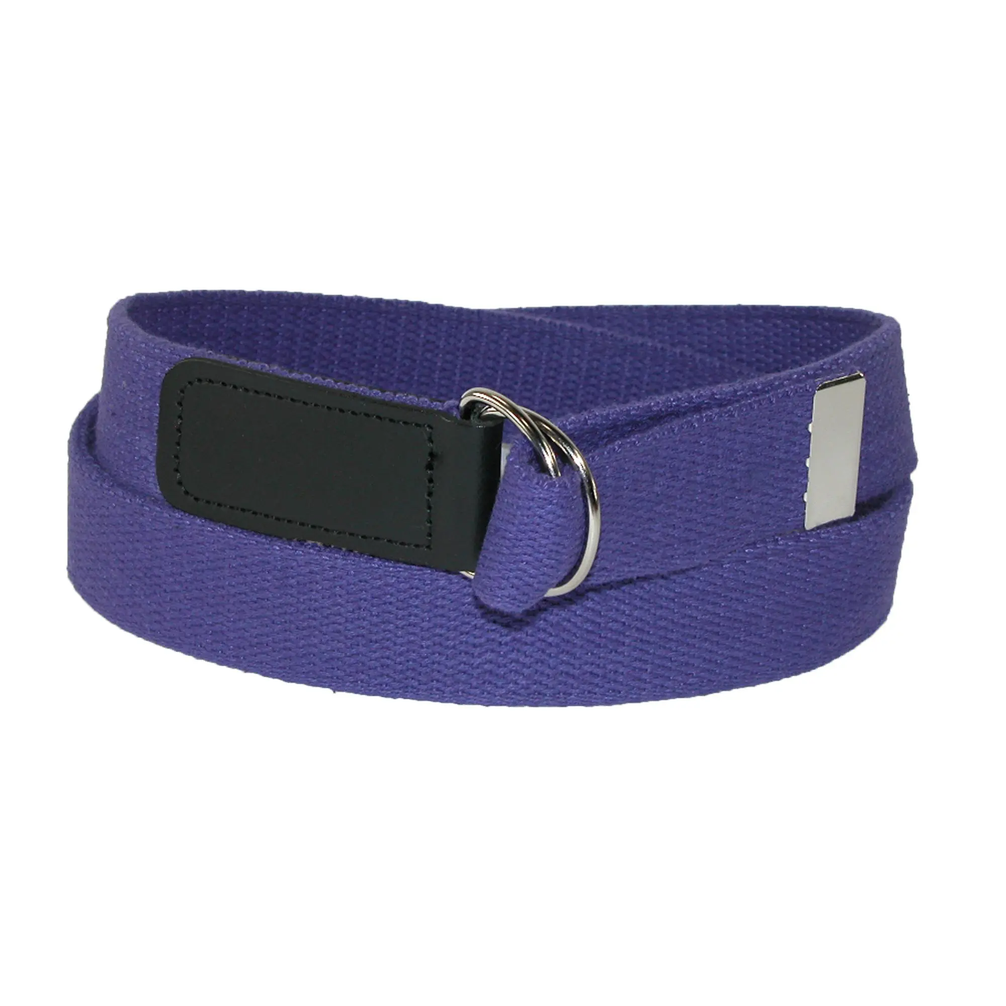 CTM Cotton Web Belt with Double D Ring Buckle, Casual And Jean Belts