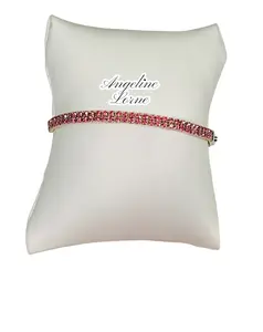 Bracelet tennis 5mm ajustable 7y8inch Laminado Oro 14k Uso diario