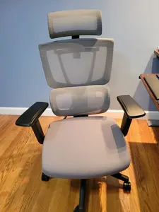 Premium Office Chair (C7),Foam, Black+Grey, With Footrest