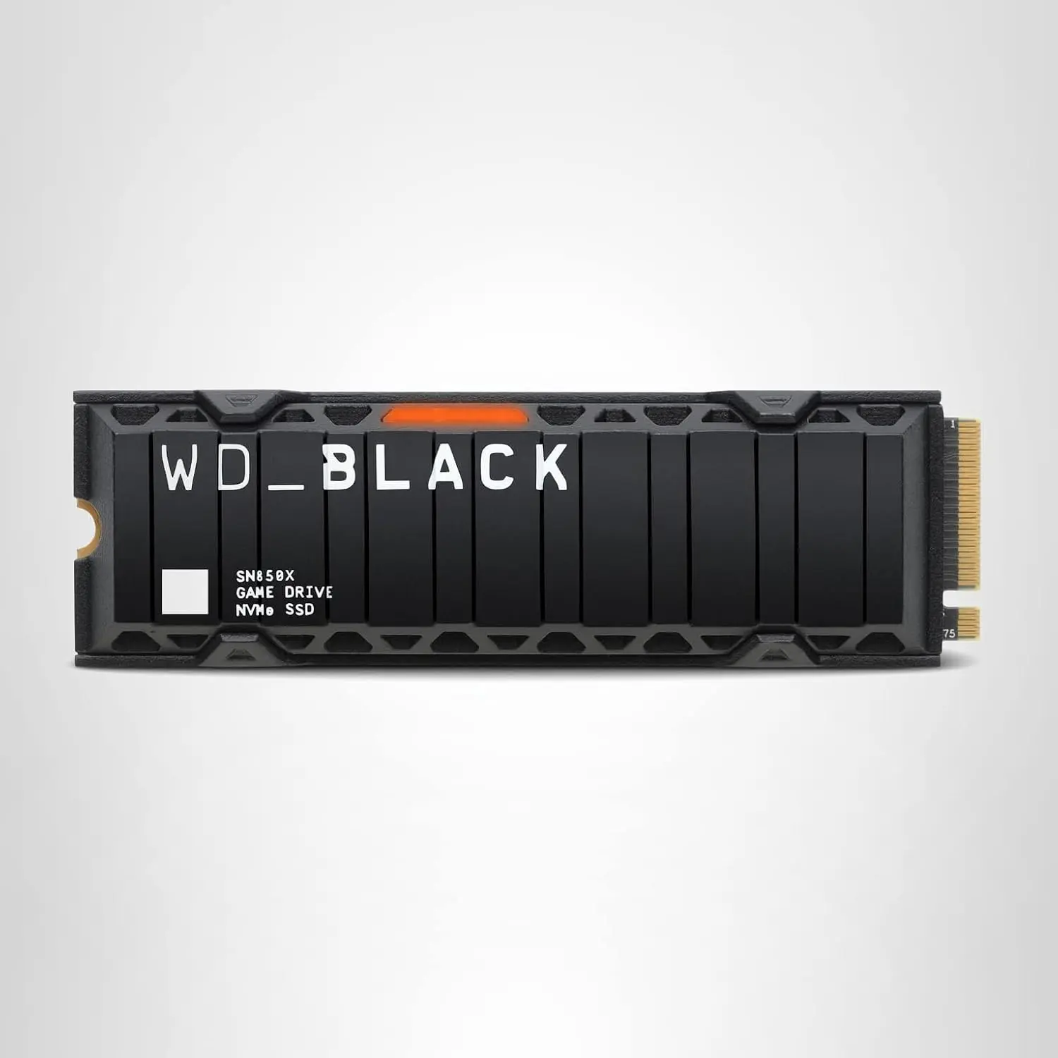 Western Digital WD_BLACK SN850X 2TB Gam Drive NVMe SSD with Heatsink M.2 Internal Solid State Drive - WDS200T2XHE