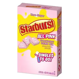 Starburst Singles to Go Variety Pack: All 5 Flavors (Raspberry, Cherry, Fruit Punch, Strawberry and Lemon) - 1 Box Each