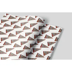 Viola Grace Shop The Pennant Wrapping Paper for Gift-Giving