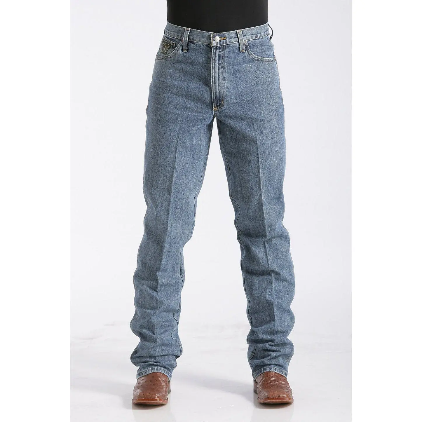 Cinch Men’s Relaxed Fit Green Label Jean- Medium Wash (0001)